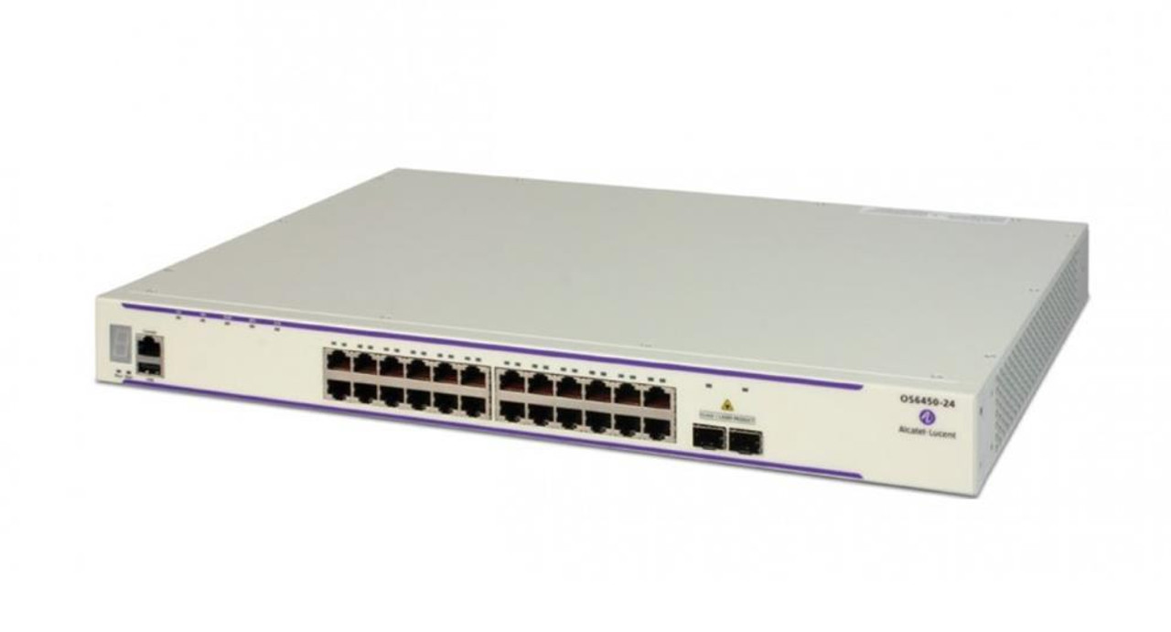 Alcatel-Lucent Switch OS6450-P24 24Ports PoE 1000Mbits 2Ports Uplink SFP+ 10Gbit