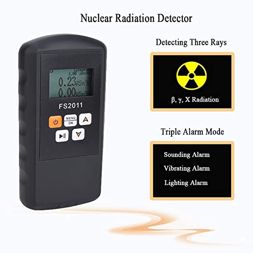 FS2011 Geigerzähler und Dosimeter mit Alarmfunktion für Beta-, Gamma- und Röntgenstrahlung